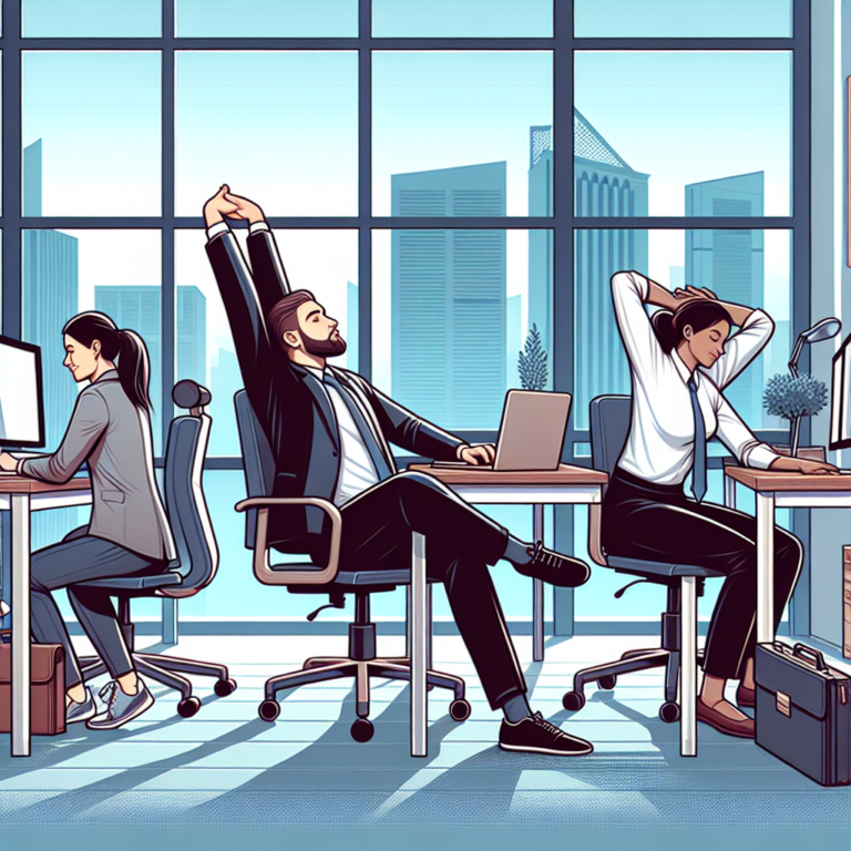 Stay Fit at the Office with These Desk Stretches