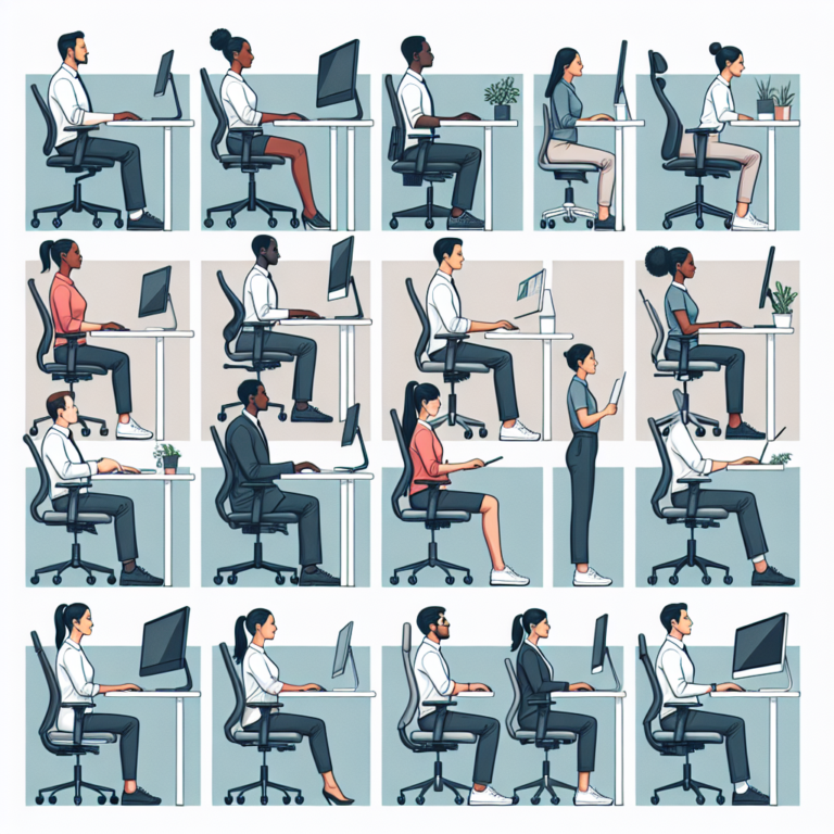 Guide to Proper Sitting Positions at the Office