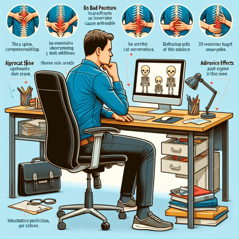 "The Impact of Bad Posture from Incorrect Desk Arrangements