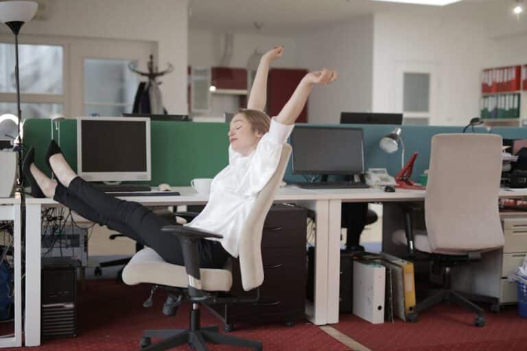 lower back stretches at work