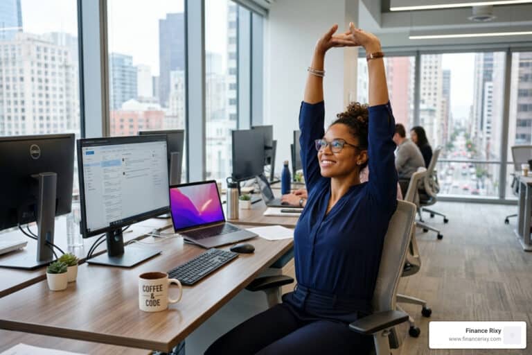 5 minute work break stretches