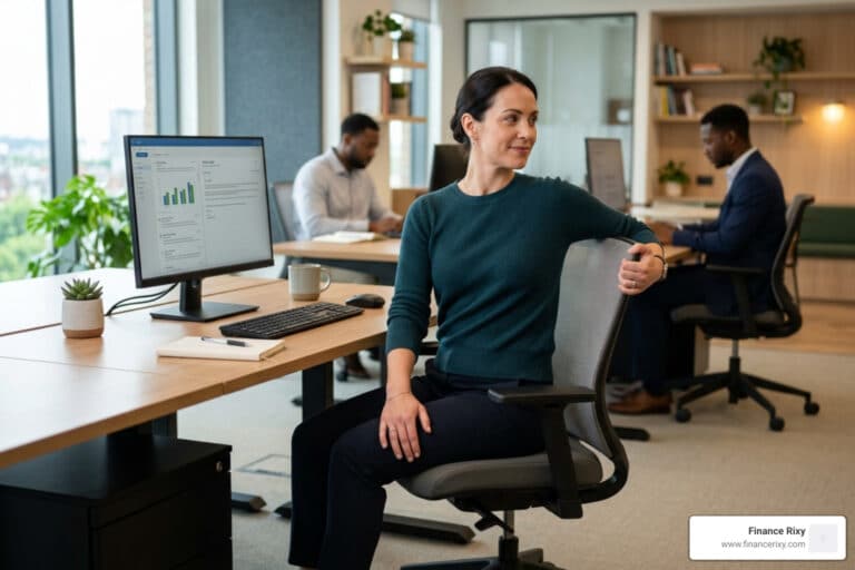 best stretches for sitting at desk