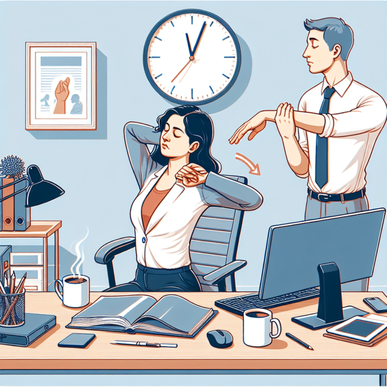 Ten Minute Desk Stretches to Boost Energy