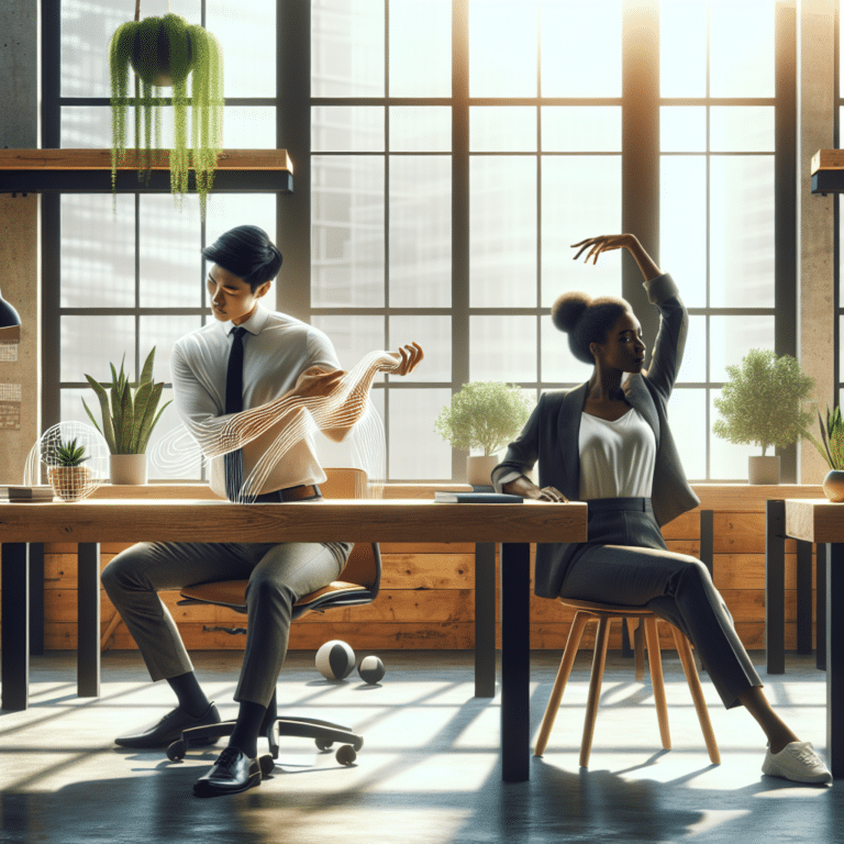 Improve Wellbeing at Work: Daily Desk Mobility Exercises