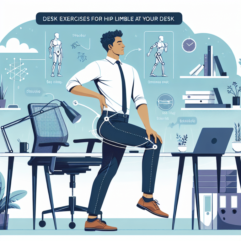 Desk Exercises for Hip Mobility: Stay Limble at Your Desk