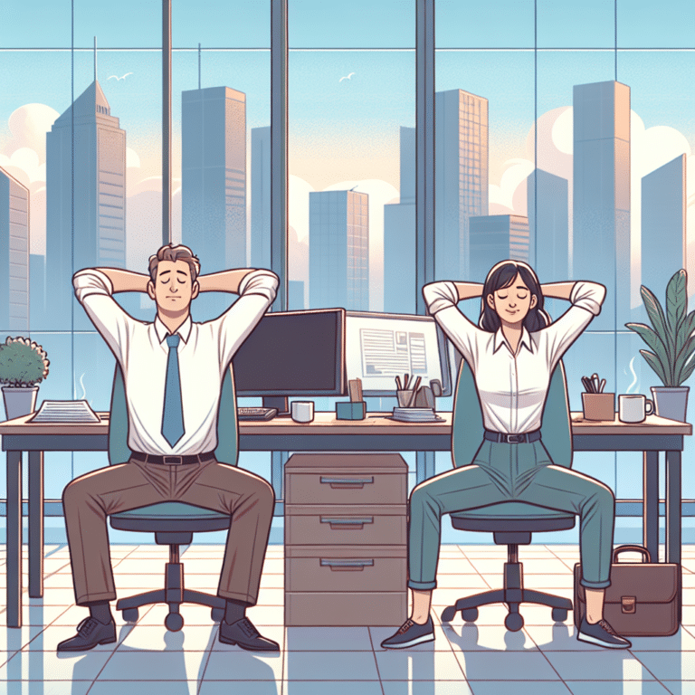 Instant Stress Relief: Desk Stretches